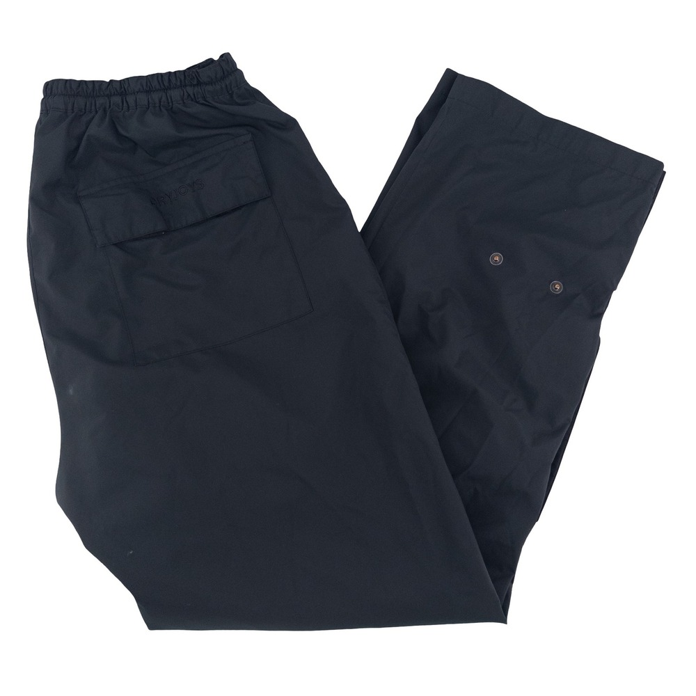 FootJoy DryJoys Mens Large Rain Pants Black Waterproof Golf Zipper‎ Snap Ankles